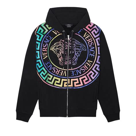 versace multicolor medusa hoodi|La Medusa Hoodie Black .